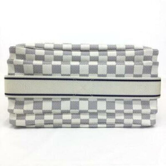 Louis Vuitton Naviglio Shoulder Bag Damier Azur White Leather - Picture 7 of 8